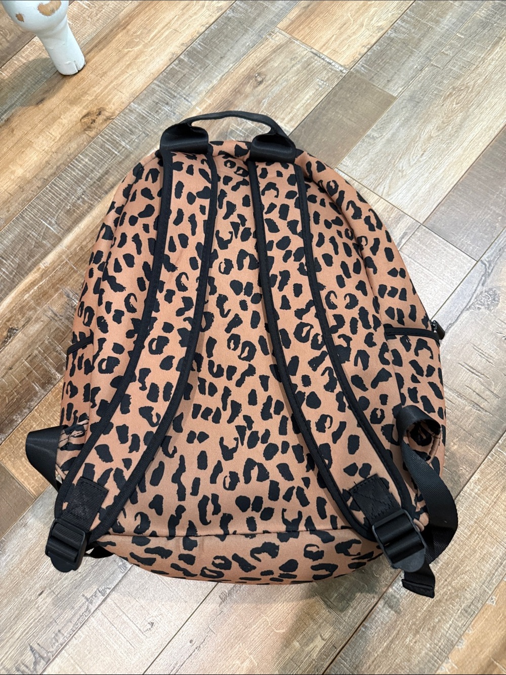 Leopard Print Tan Backpack - Picture 5 of 6